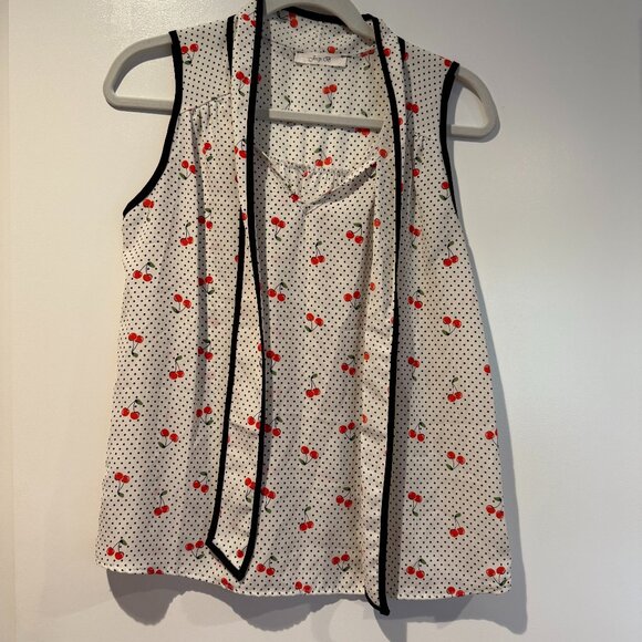 Modcloth Cherries Blouse - Picture 1 of 3